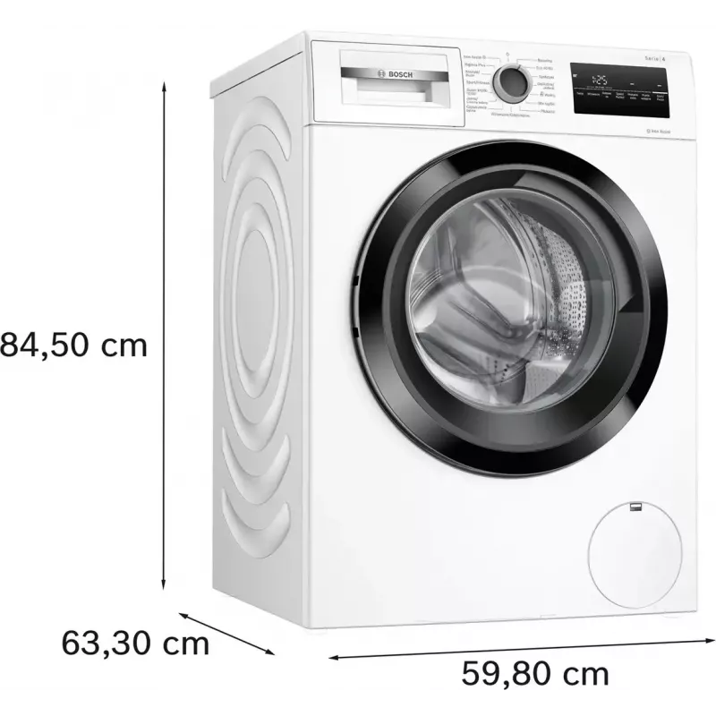 Lavadora Bosch WAN2827FPL de carga frontal 7 kg 1200 rpm A+++ blanca con indicador LED 598×845×590 mm