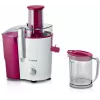 Exprimidor centrífugo Bosch MES25C0 700 W rojo cereza (fruta), transparente, blanco