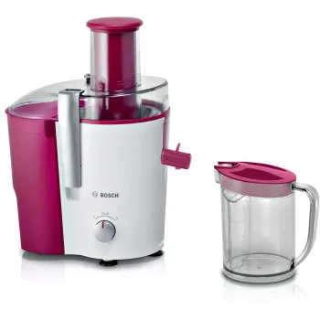 Exprimidor centrífugo Bosch MES25C0 700 W rojo cereza (fruta), transparente, blanco