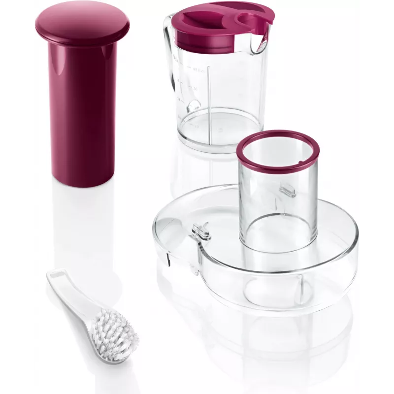 Exprimidor centrífugo Bosch MES25C0 700 W rojo cereza (fruta), transparente, blanco