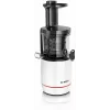 Exprimidor lento Bosch MESM500W — motor de 150 W, recipiente de zumo de 1 L, compacto 152×152×427 mm, blanco/negro