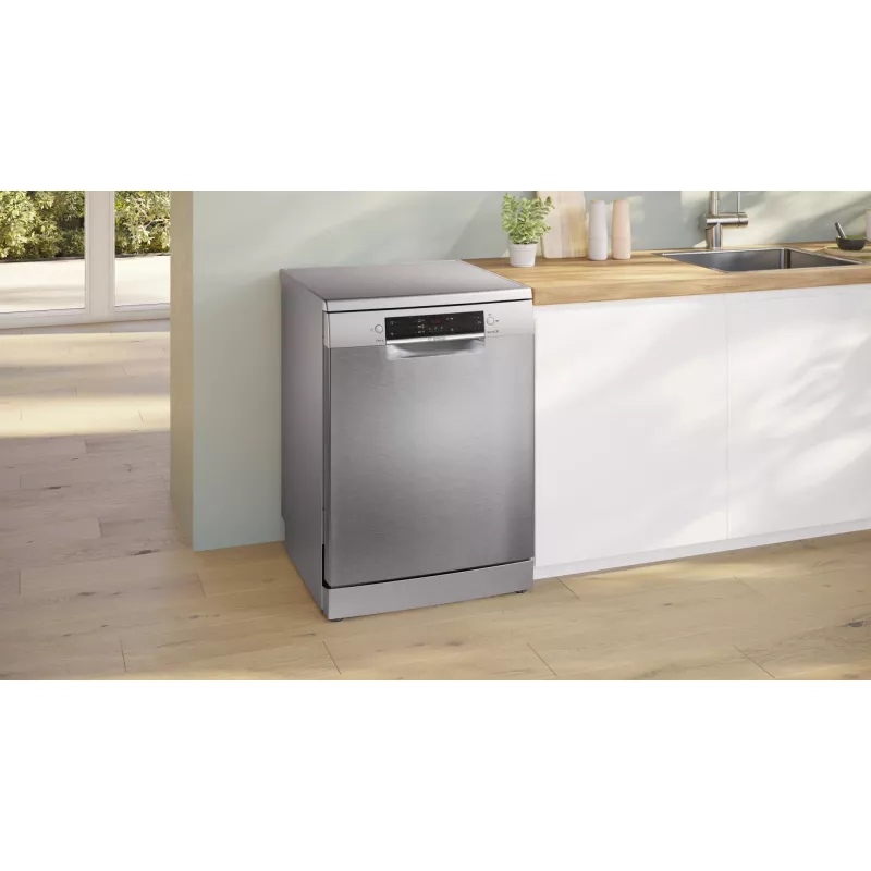 Lavavajillas Bosch Serie 2 SMS25GI09F — de libre instalación, 12 cubiertos, 60 cm, 46 dB, secado por intercambiador de calor