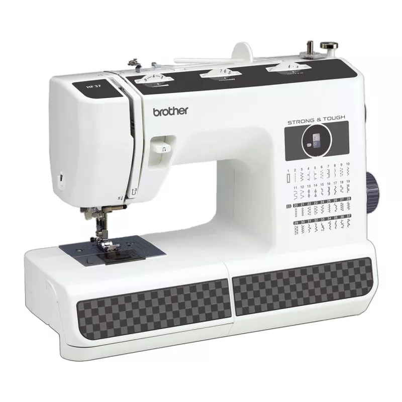 Máquina de coser Brother HF37 semiautomática electromecánica