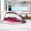 Plancha de vapor CLATRONIC DB 3705 2600 W, suela cerámica, depósito extraíble de 0,38 L, antical, vapor vertical