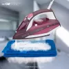 Plancha de vapor CLATRONIC DB 3705 2600 W, suela cerámica, depósito extraíble de 0,38 L, antical, vapor vertical