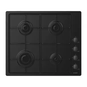 Placa de gas integrable Candy Idea CHW6LBB negra 60 cm 4 zonas