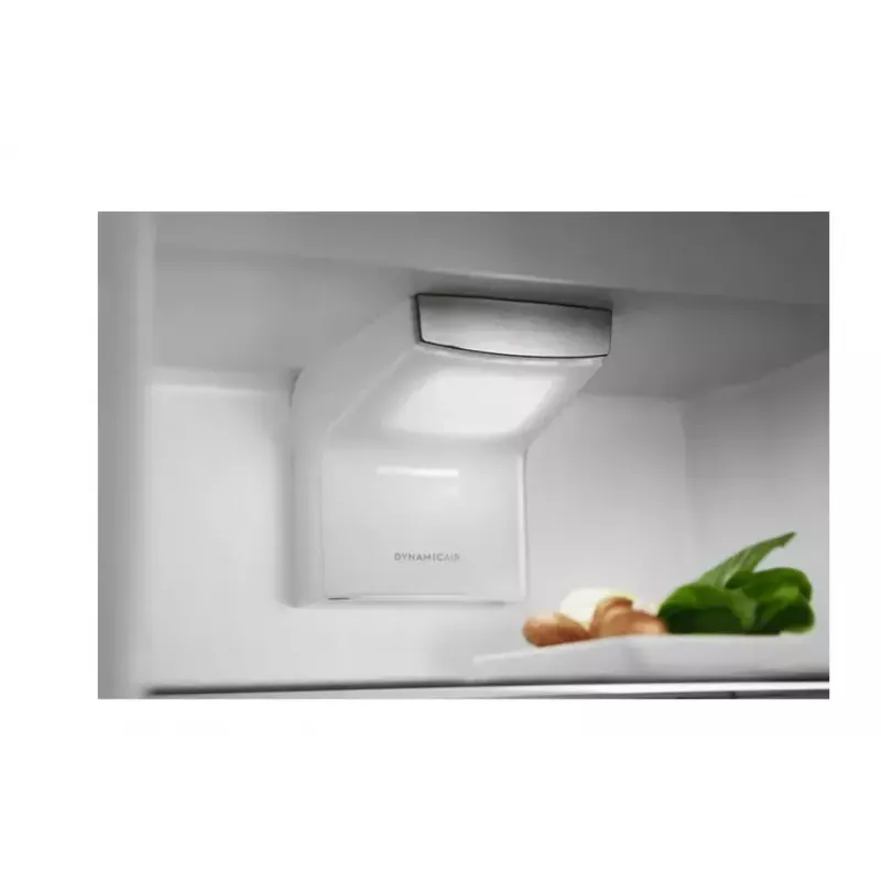 Frigorífico-congelador integrable Electrolux ENS6TE19S, 274 L, congelador superior, refrigeración por aire, control táctil, puerta reversible, indicador LED, blanco