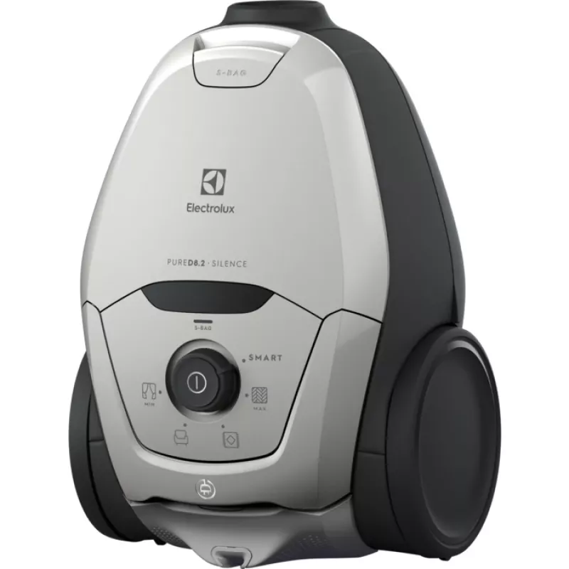 Aspirador de escoba Electrolux Pure D8 — bolsa de 3,5 L, 600 W, tubo telescópico, filtro higiénico, radio de acción de 12 m