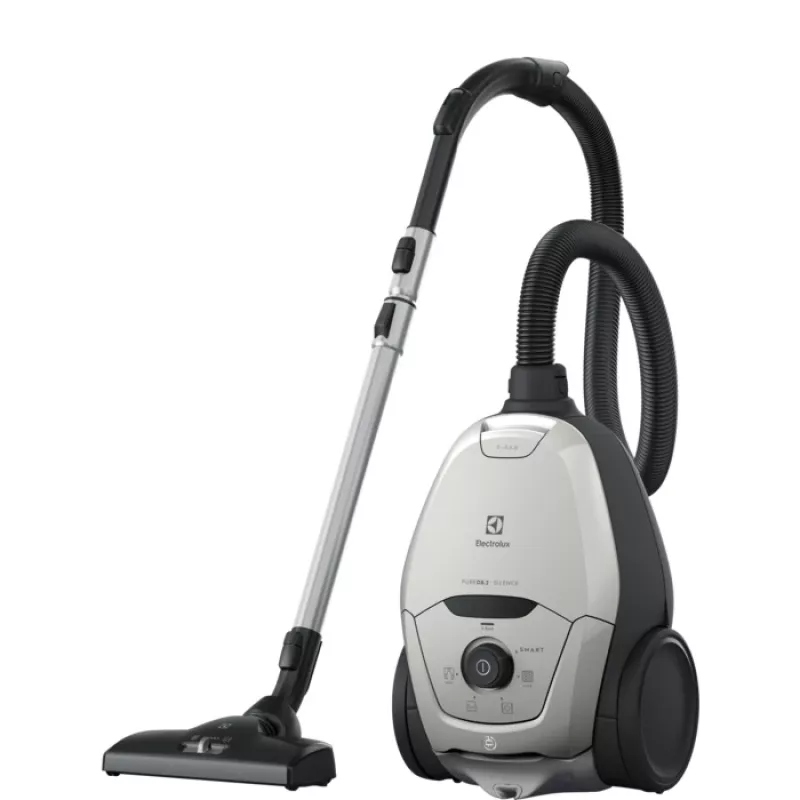 Aspirador de escoba Electrolux Pure D8 — bolsa de 3,5 L, 600 W, tubo telescópico, filtro higiénico, radio de acción de 12 m