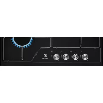Electrolux EGS6424K, negro, integrable, 60 cm, gas, 4 zonas de cocción