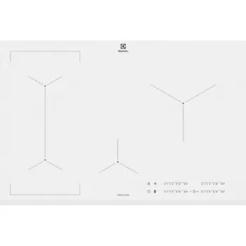 Electrolux EIV83443BW cocina blanca integrable placa de inducción 4 zonas