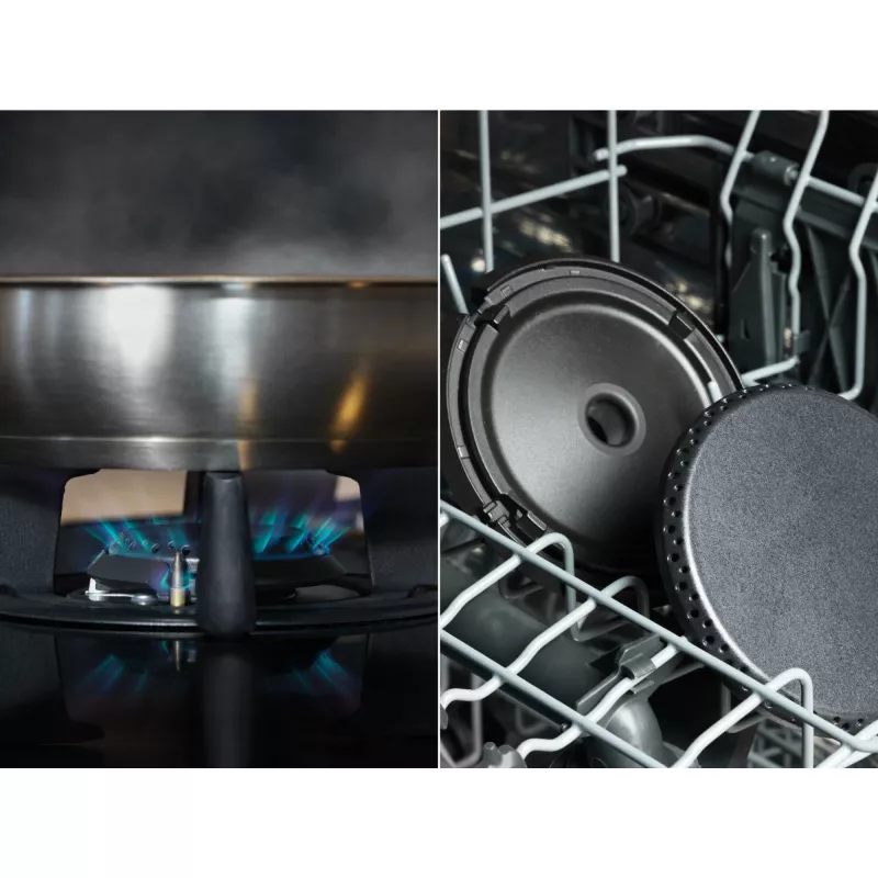 Electrolux KDI641723K placa negro integrable 60 cm mixta 4 zonas, mandos giratorios, táctil