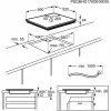 Electrolux LIL61434C negro integrable 59 cm placa de inducción por zonas 4 zonas