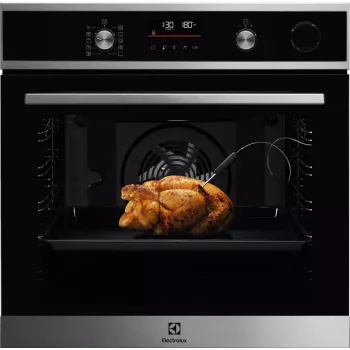 Horno eléctrico integrable Electrolux EOC6H76X — 72 L, aire caliente, grill, vapor, temporizador digital