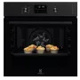 Horno eléctrico integrable Electrolux EOD4P57H — 72 L, autolimpieza pirolítica, vapor y aire caliente, grill 2300W, negro