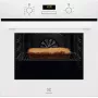 Horno eléctrico integrable Electrolux EOF3H40BW, 65 L, aire caliente, grill, AquaClean, blanco