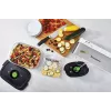 Envasadora al vacío FoodSaver VS0100X — dial giratorio, incluye rollo de film y 4 bolsas de vacío, blanco plateado