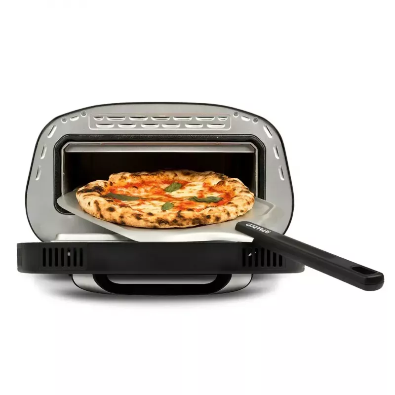Horno eléctrico de mesa para pizza G3FERRARI G1018600 PRONTO PIZZA — 1700 W, superficie de piedra, máx. 420°C, apto para pizza de Ø32 cm