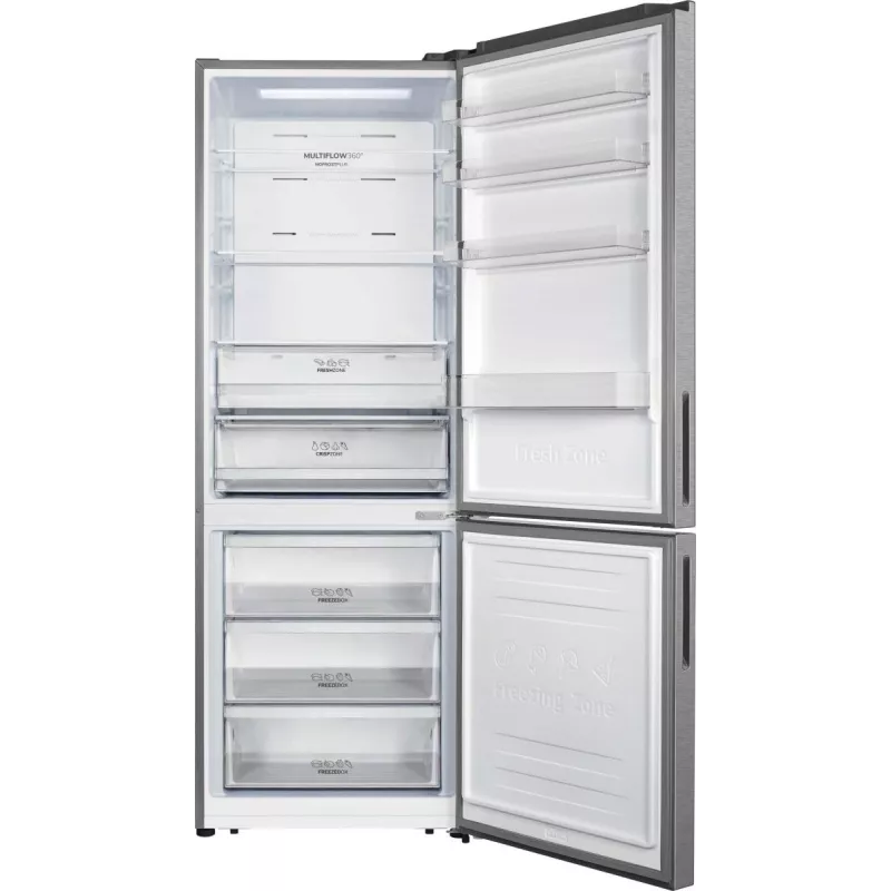 Frigorífico combi Gorenje NRK720EAXL4, independiente, 495 l, gris