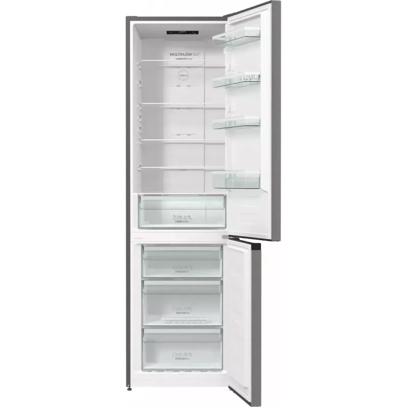 Gorenje NRK6202EXL4 frigorífico combi de libre instalación, 331 l, clase energética E, gris