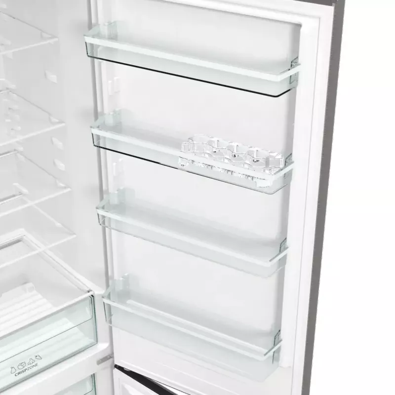Gorenje NRK6202EXL4 frigorífico combi de libre instalación, 331 l, clase energética E, gris