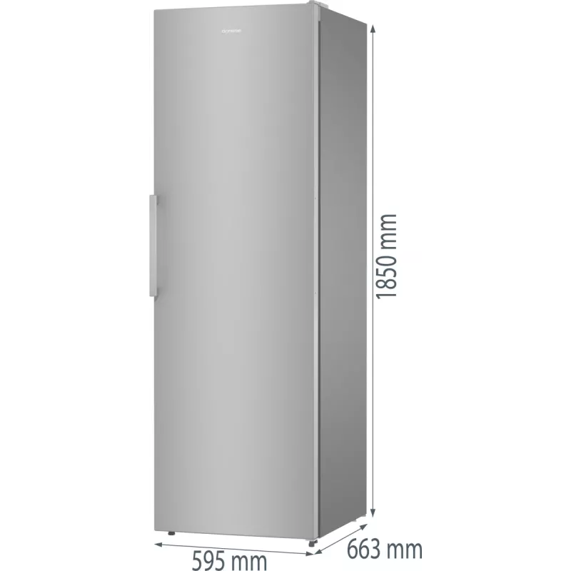 Gorenje Congelador FN619EES5 BK065B, 280 L, 12.6 kg/24h, SN-N, sistema No Frost, E, Gris