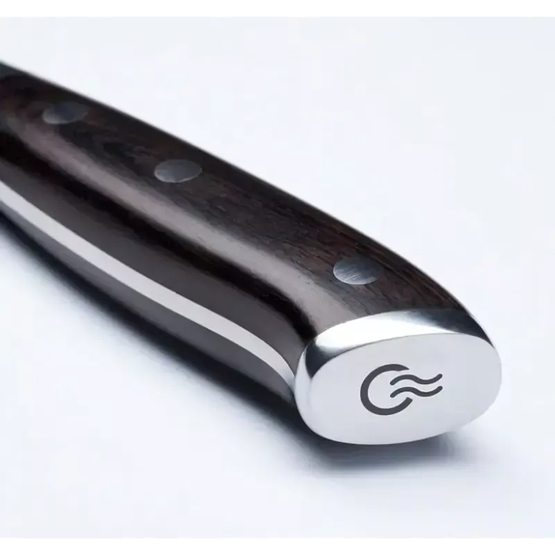 Cuchillo universal KOHERSEN Elegance ébano, hoja damasco 12,7 cm, longitud total 243 mm, 127 g