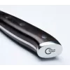 Cuchillo de picar KOHERSEN Elegance ébano acero damasco cuchillo de picar 16,5 cm, 60 HRC, mango de 13 cm, 335 g
