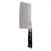 Cuchillo de picar KOHERSEN Elegance ébano acero damasco cuchillo de picar 16,5 cm, 60 HRC, mango de 13 cm, 335 g