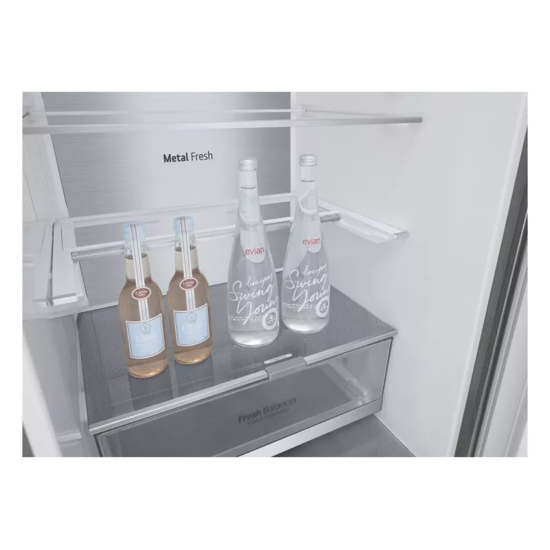 Frigorífico combi LG GBV7280DPY.APYQEUR independiente 387 l plateado