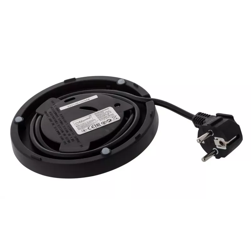 Maestro MR-061 hervidor eléctrico, de cristal, 2200 W, negro