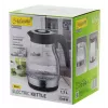 Maestro MR-061 hervidor eléctrico, de cristal, 2200 W, negro