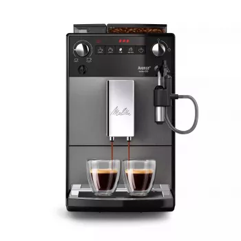 Cafetera superautomática MELITTA F270-100 – totalmente automática, depósito de agua de 1,5 L, 15 bar, molinillo integrado