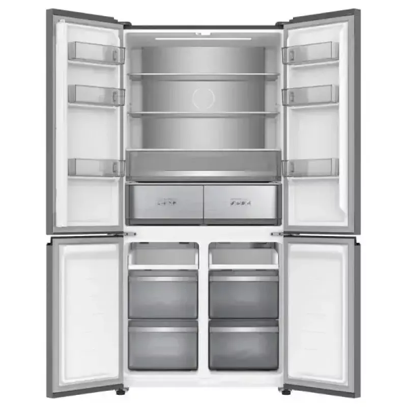 Frigorífico de libre instalación MPM MPM-503-SSI-11 con 505 L de capacidad, puertas del congelador con apertura bilateral, clase energética E