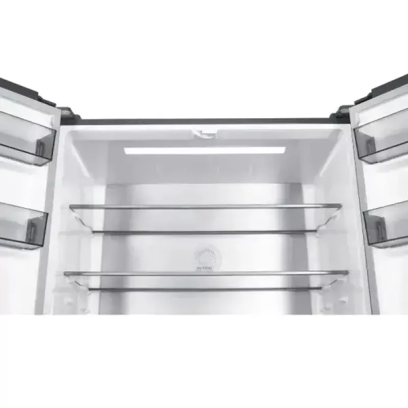 Frigorífico de libre instalación MPM MPM-503-SSI-11 con 505 L de capacidad, puertas del congelador con apertura bilateral, clase energética E