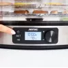 MPM MSG-12 deshidratador de alimentos, 5 bandejas, 380 W, 35–75 °C, temporizador de 0,5–36 h, carcasa de acero inoxidable