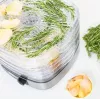 MPM MSG-12 deshidratador de alimentos, 5 bandejas, 380 W, 35–75 °C, temporizador de 0,5–36 h, carcasa de acero inoxidable