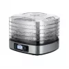 MPM MSG-12 deshidratador de alimentos, 5 bandejas, 380 W, 35–75 °C, temporizador de 0,5–36 h, carcasa de acero inoxidable