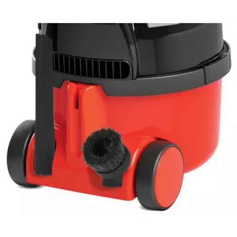 Aspirador de arrastre NUMATIC Henry Compact HVR160 — bolsa de polvo 6 L, 620 W, limpieza en seco, tubo de acero inoxidable, cable de 10 m