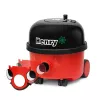 Aspirador de suelo NUMATIC HENRY HVR200-11 — bolsa de polvo 9 L, 620 W, HEPA 11, cable de 10 m, rojo