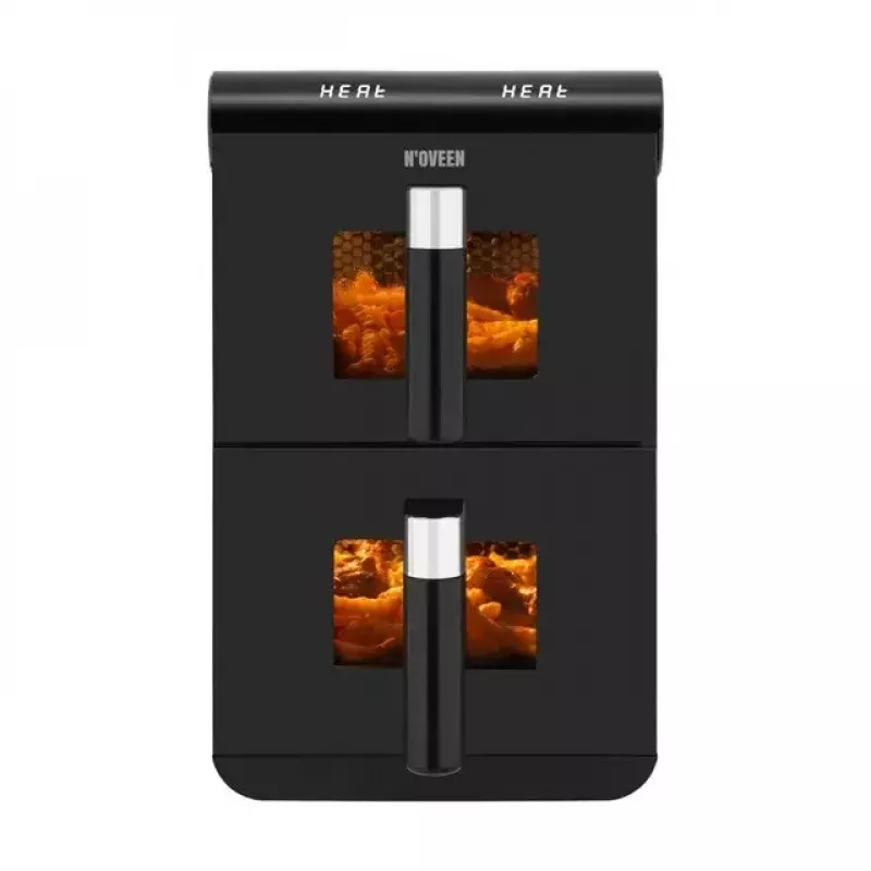 Freidora de aire eléctrica NOVEEN AF5050, capacidad 11 L, 1700 W, 13 programas, 50–200°C, control táctil digital