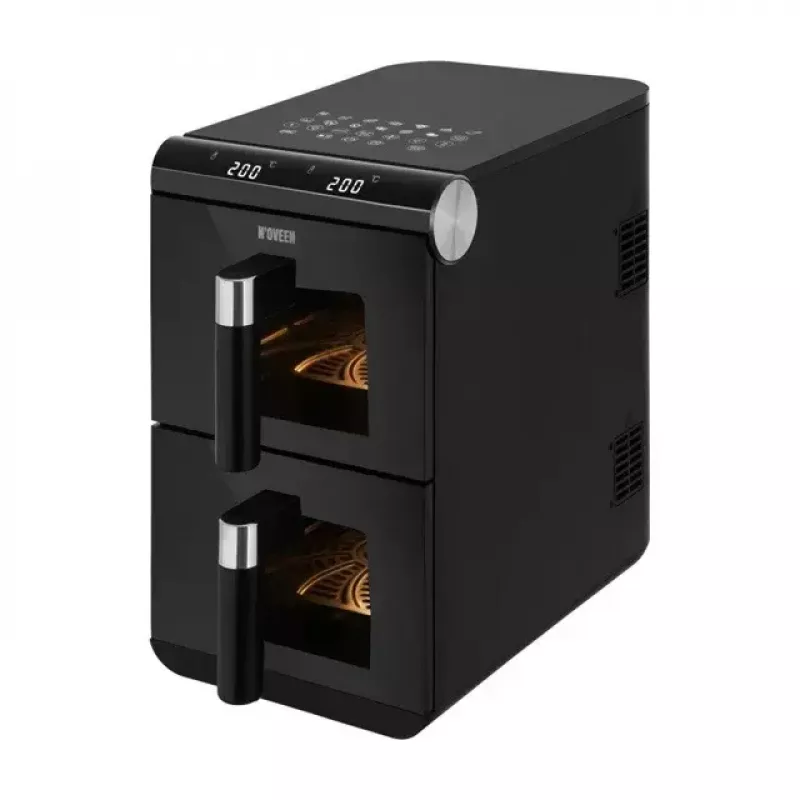 Freidora de aire eléctrica NOVEEN AF5050, capacidad 11 L, 1700 W, 13 programas, 50–200°C, control táctil digital