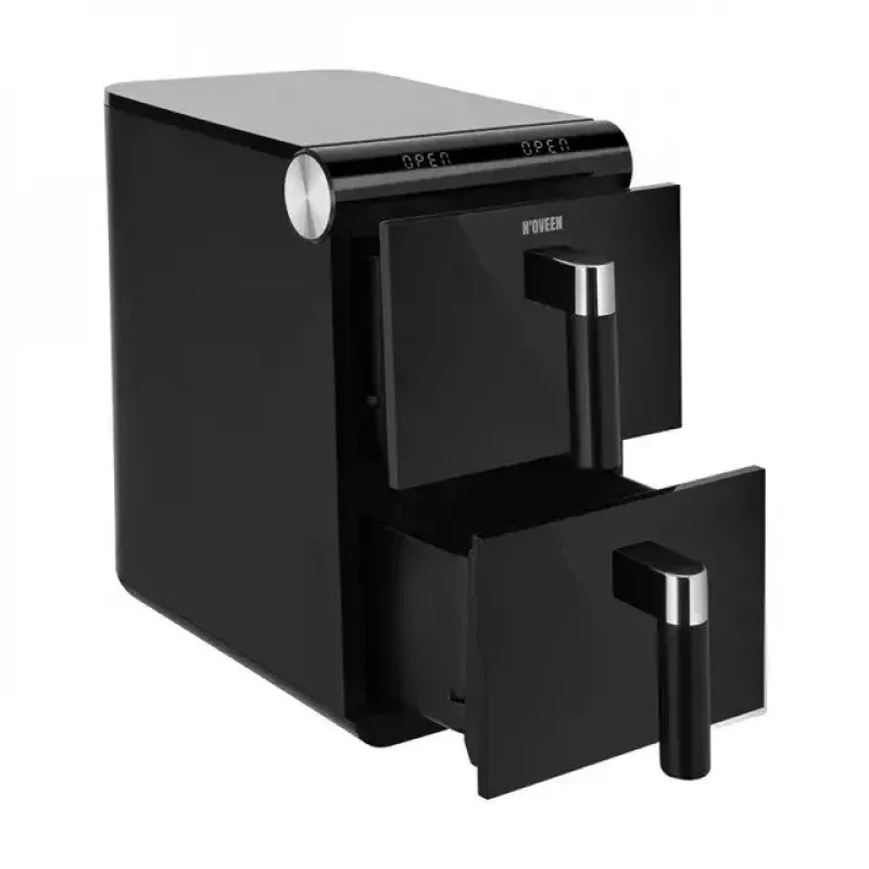 Freidora de aire eléctrica NOVEEN AF5050, capacidad 11 L, 1700 W, 13 programas, 50–200°C, control táctil digital