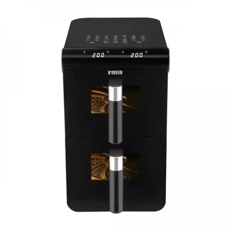 Freidora de aire eléctrica NOVEEN AF5050, capacidad 11 L, 1700 W, 13 programas, 50–200°C, control táctil digital