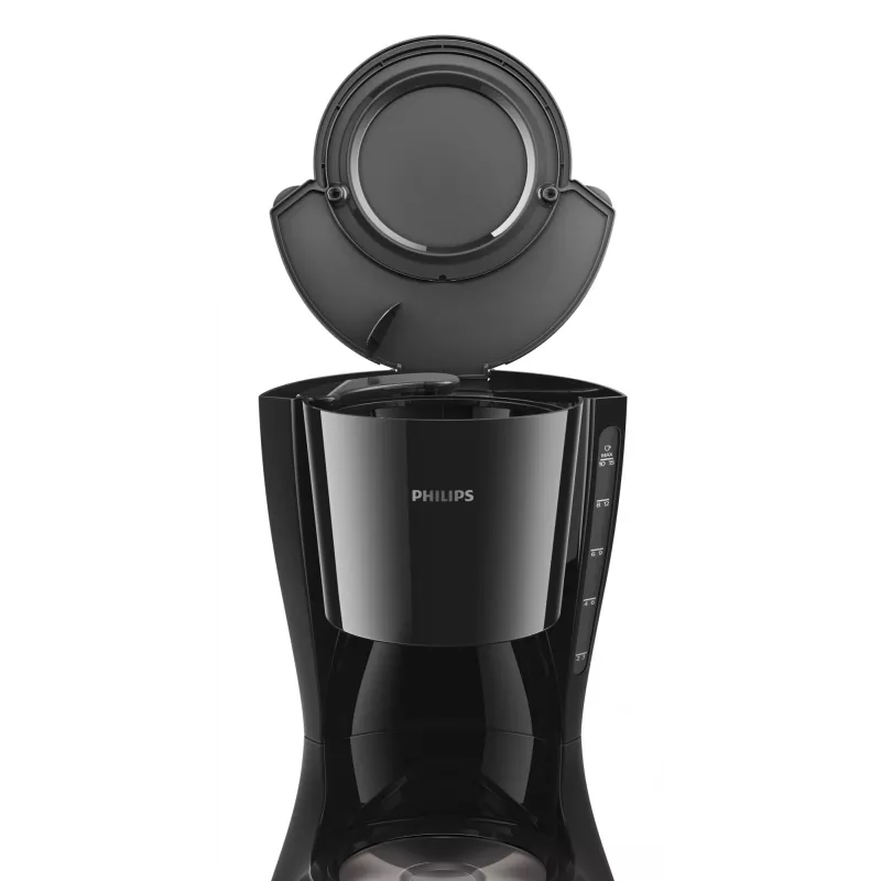 Philips Daily Collection HD7461/20 cafetera de goteo, jarra de cristal, 1000 W, negra
