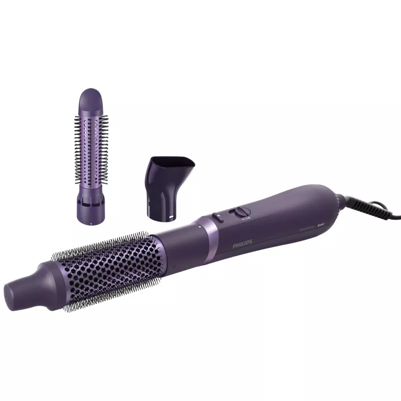 Set de styling Philips 3000 series BHA305/00 — 800 W, 3 niveles de calor, 3 accesorios, lila