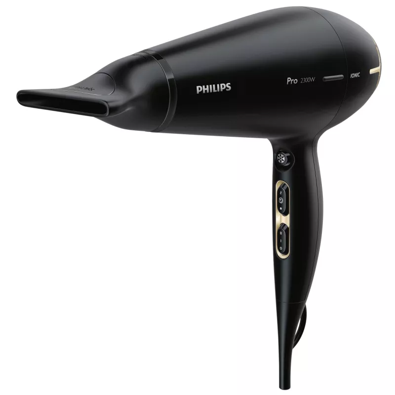 Philips Prestige Pro HPS920/00 secador de pelo, AC, negro, oro, anilla de suspensión, 3 m, 2300 W, 220–240