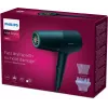 Secador de pelo Philips BHD512/00 2300 W, 6 niveles de calor/velocidad, iónico, difusor y concentrador, azul marino