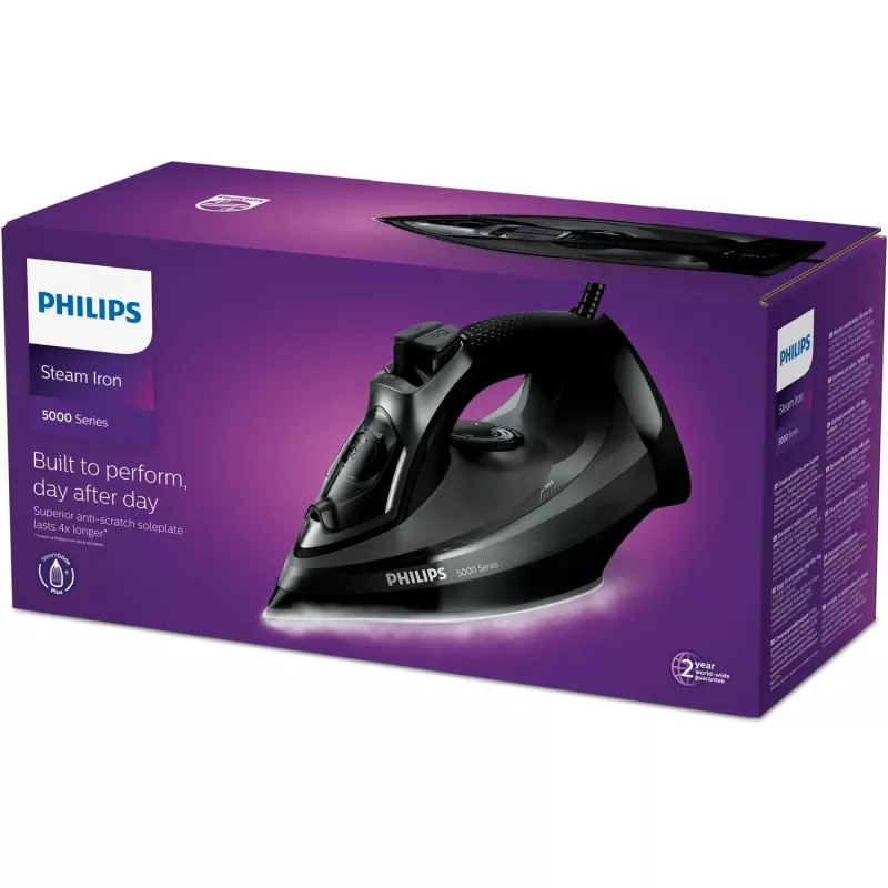 Philips 5000 series DST5040/80 plancha de vapor suela SteamGlide Plus 2600 W