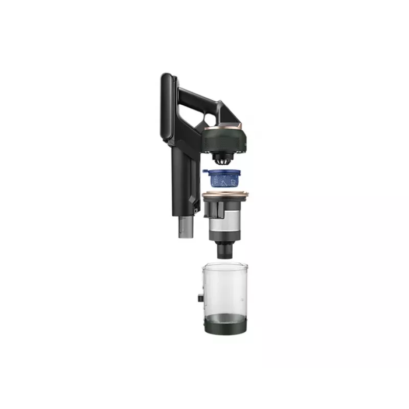Aspirador escoba 2 en 1 Samsung VS20B95943N batería en seco UltraFine sin bolsa negro, verde